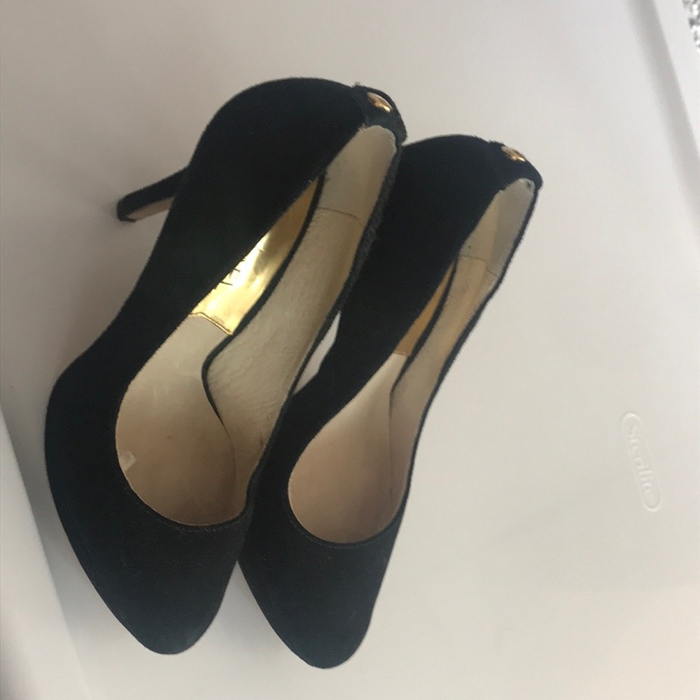 Michael Kors Suede Platform Heels
